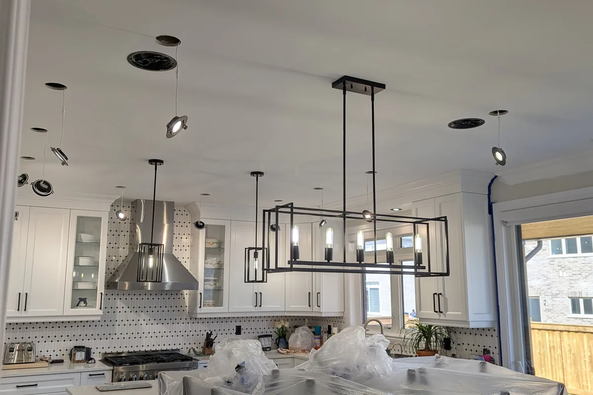 Interior painting service by 705 Painters in a Barrie area home